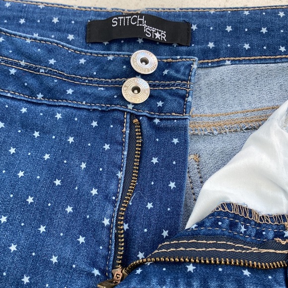 Pants - Stitch Star Jean Shorts
